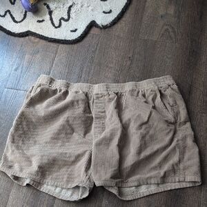 Madewell Brown Courdoroy Shorts